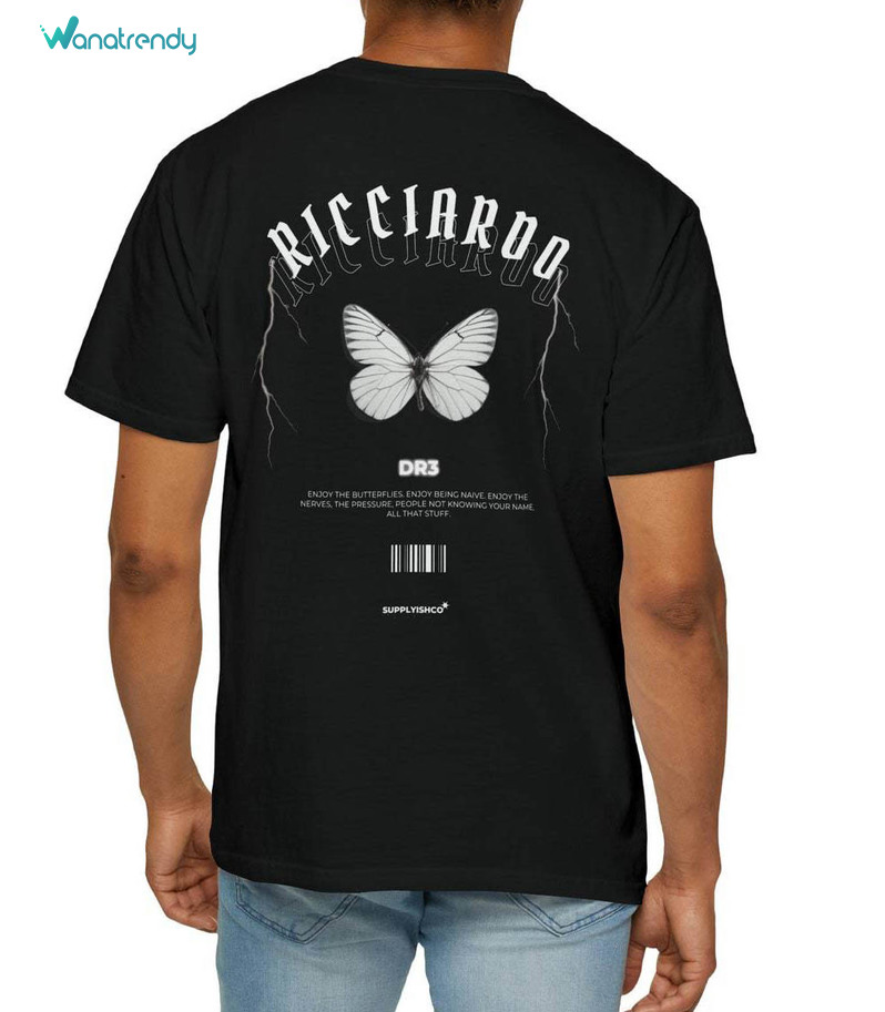 Must Have Daniel Ricciardo Enjoy The Butterfly Shirt, Streetwear Sweatshirt Crewneck