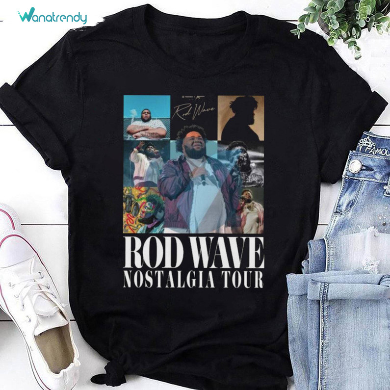 Unique Rod Wave On Tour T Shirt, Awesome Rod Wave Shirt Short Sleeve