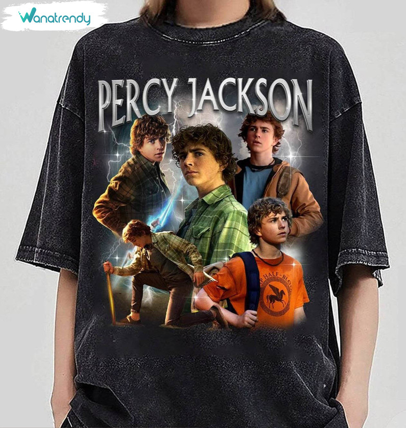 New Rare Percy Jackson Shirt, Jackson Camp Half Blood Unisex Hoodie Tee Tops