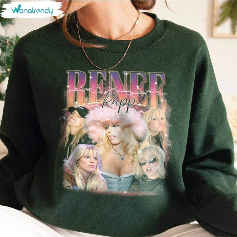 Renee Rapp Inspirational Shirt, Renee Rapp Talk Too Much Tee Tops Unisex Hoodie