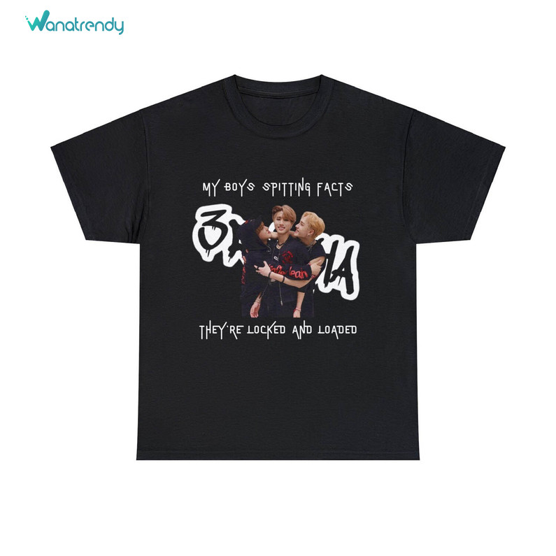 Modern Stray Kids 3racha Shirt, Trendy Unisex Hoodie Long Sleeve Gift For Fans