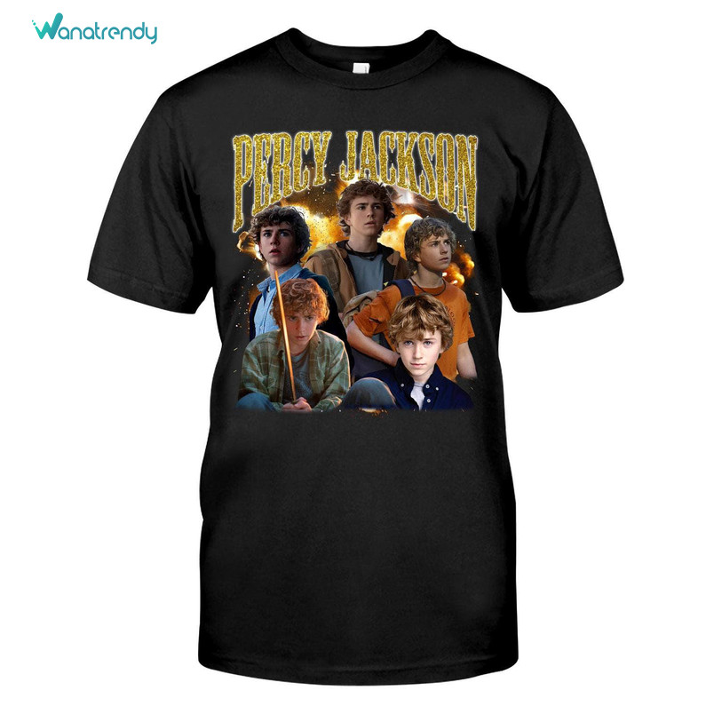 Groovy Percy Jackson Shirt, Percy Jack Son And Olympians Movie Long Sleeve Crewneck