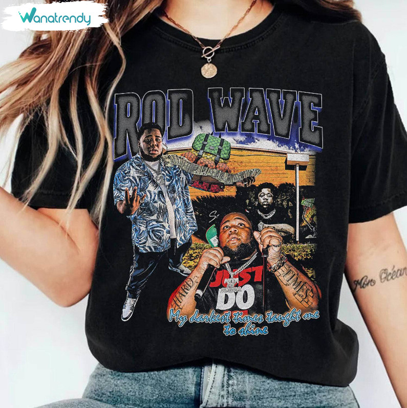 Rod Wave Beautiful Shirt, Limited Crewneck Long Sleeve Gift For Fans