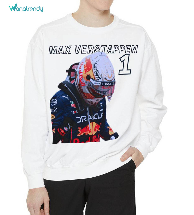 Creative Red Bull Racing Sweatshirt, Groovy Max Verstappen Shirt Long Sleeve