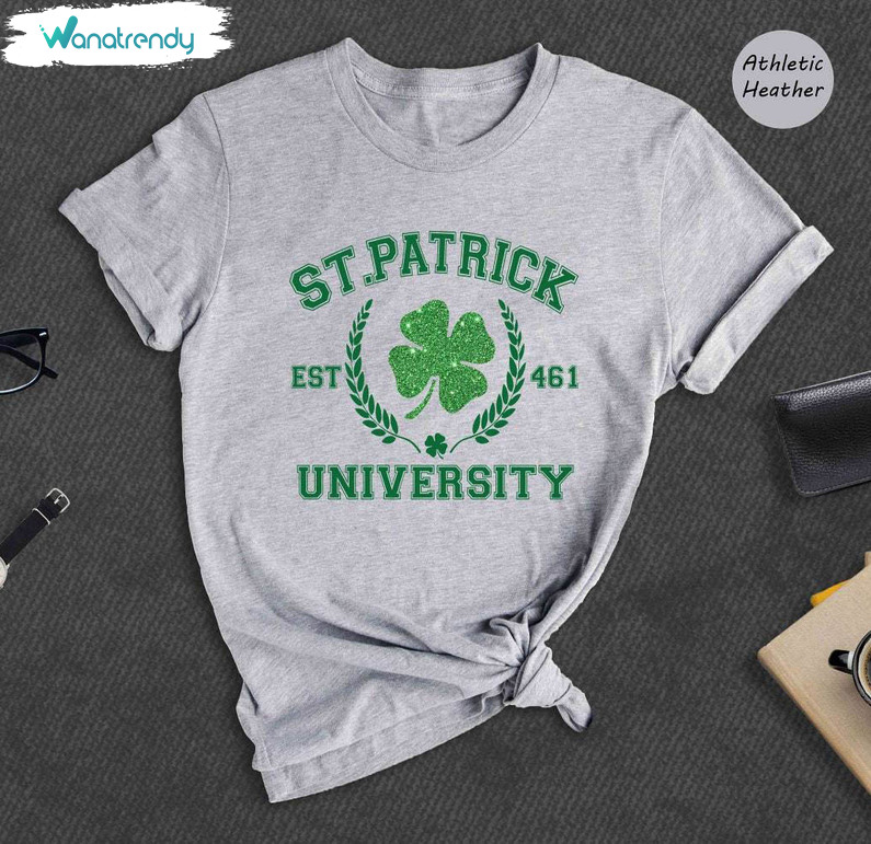 New Rare Irish University Shirt, Groovy University Tee Tops Unisex Hoodie