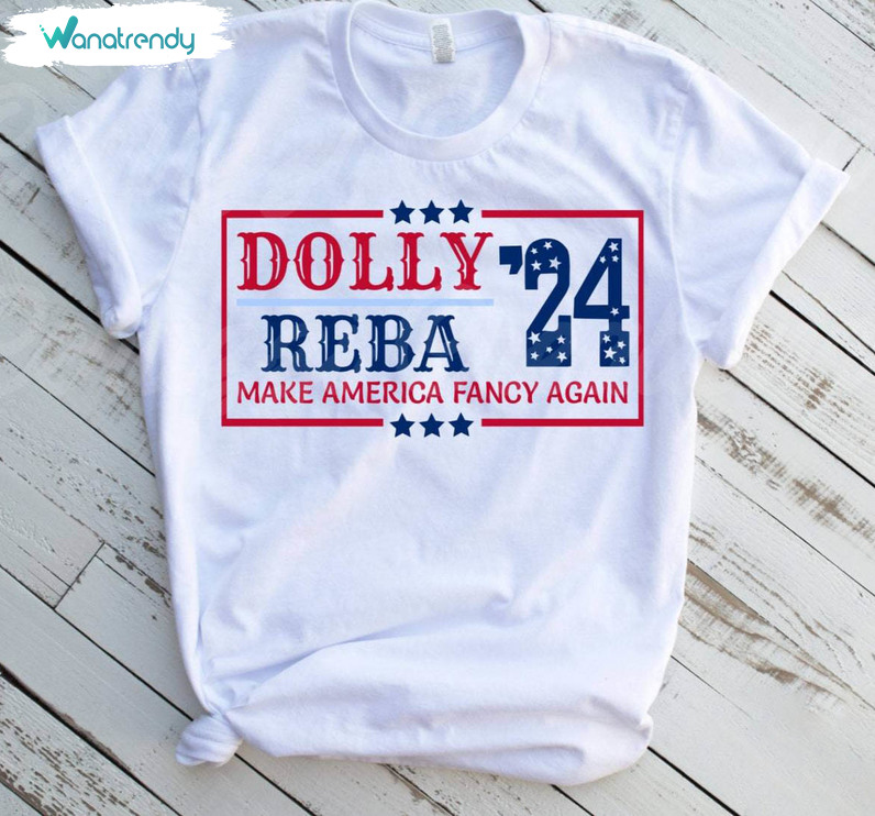 Comfort Dolly Reba 2024 Shirt, Country Music New Rare Short Sleeve Crewneck