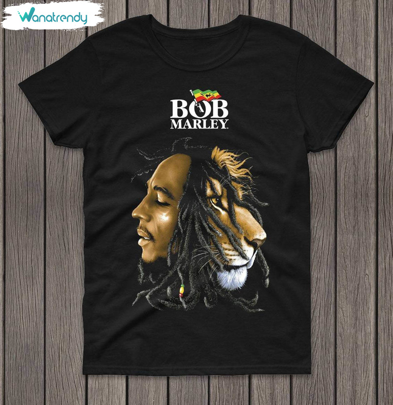 Awesome Bob Marley Shirt, Reggae Multi Coloured Face Jamaica Hoodie T Shirt