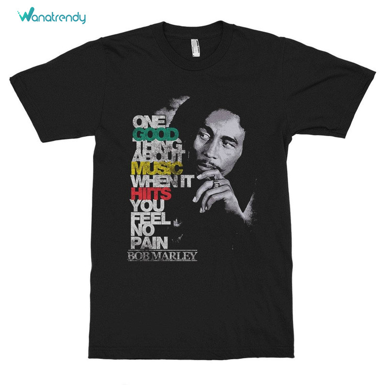 Comfort Bob Marley Shirt, Viral Quote Unisex Hoodie Short Sleeve