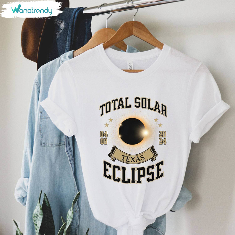 America Totality Eclipse 2024 Sweatshirt , Total Solar Eclipse Inspired Shirt Sweater