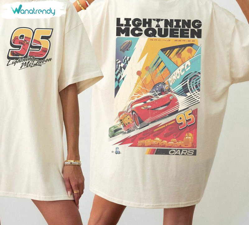 Lightning Mcqueen Comfort Colors Shirt, Fantastic Rusteze Cars Sweater Crewneck