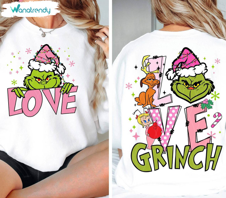 Trendy Bundle Love Grinc Christmas T Shirt, Cute Grinch's Valentine Shirt Sweater