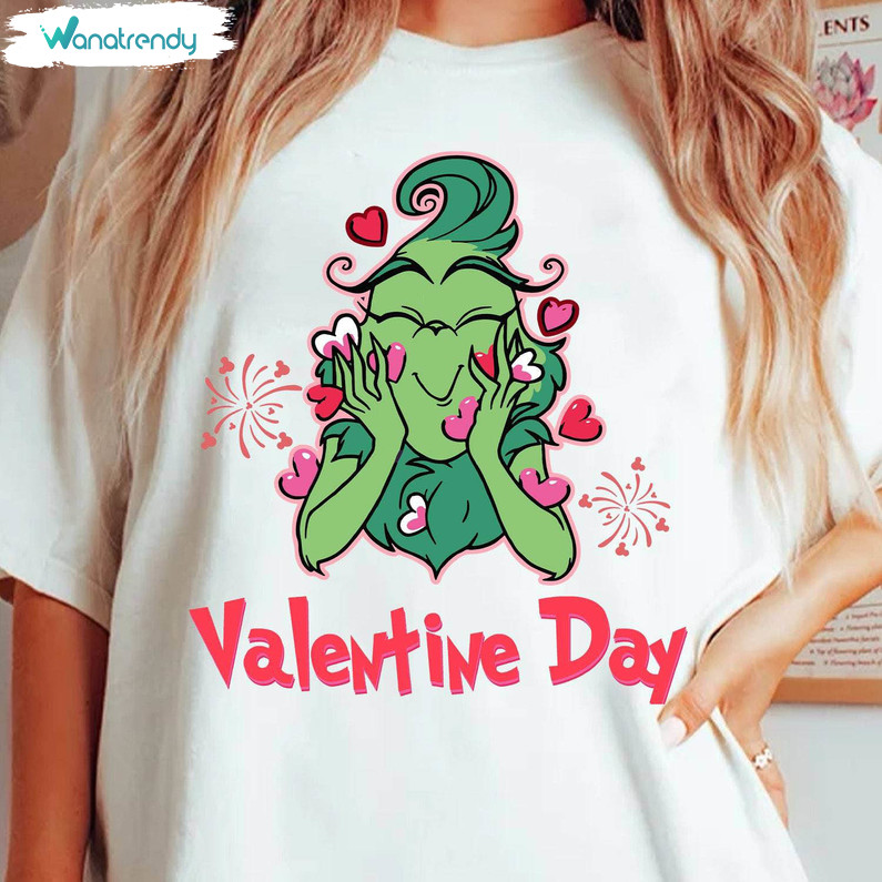 Funny Grinch's Valentine Shirt, Must Have Love Heart Sweater Unisex Hoodie