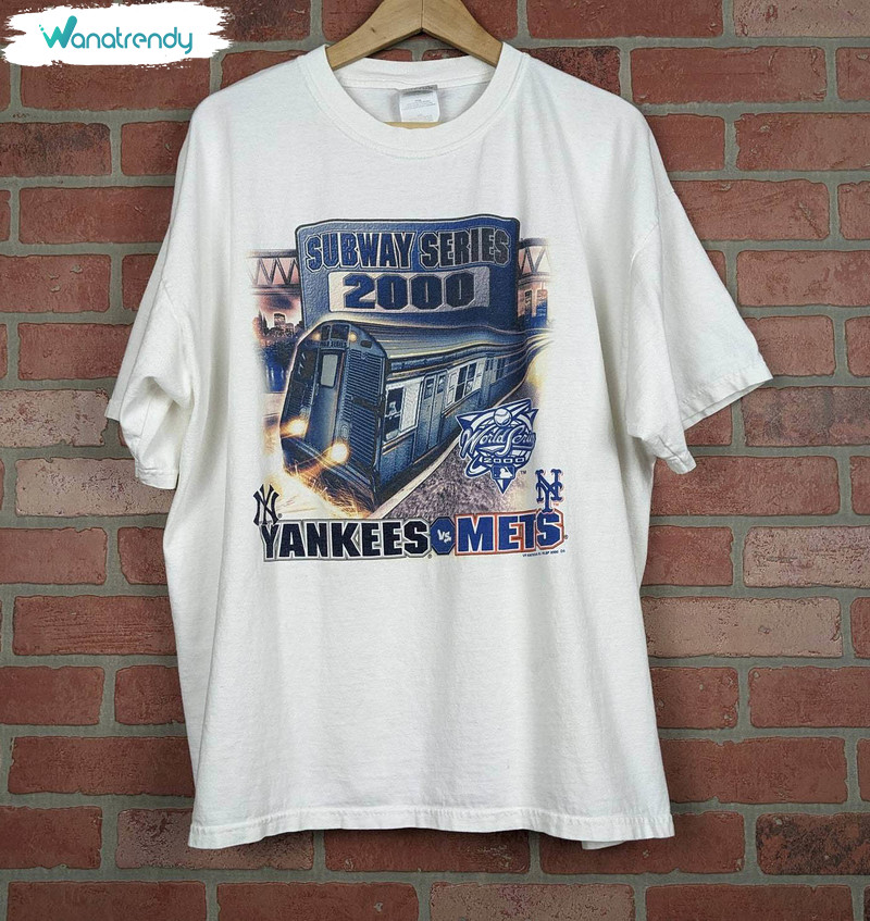 Retro Subway Series New York Yankees Vs Mets T Shirt, New York Yankees Shirt Hoodie