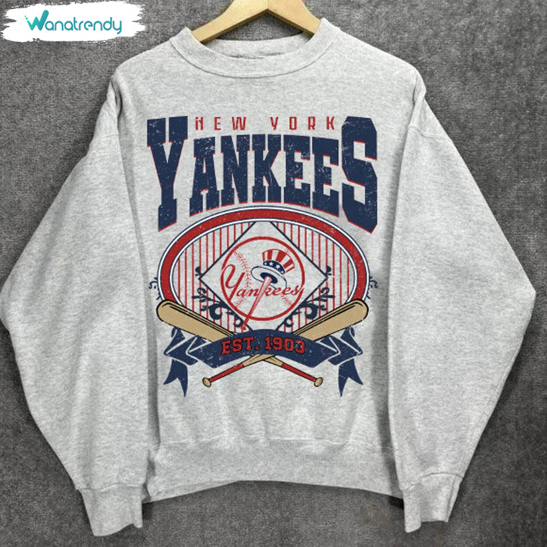 Awesome New York Yankees Shirt, Must Have Unisex T Shirt Crewneck For Baseball Lover