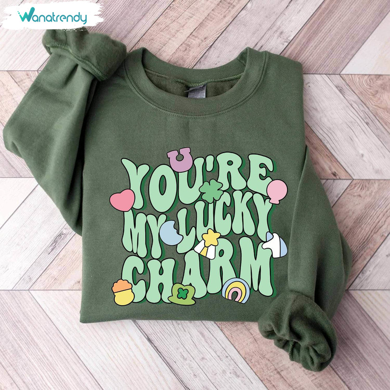 Comfort You Are My Lucky Charm Shirt, Funny Lucky Charm Long Sleeve Tee Tops