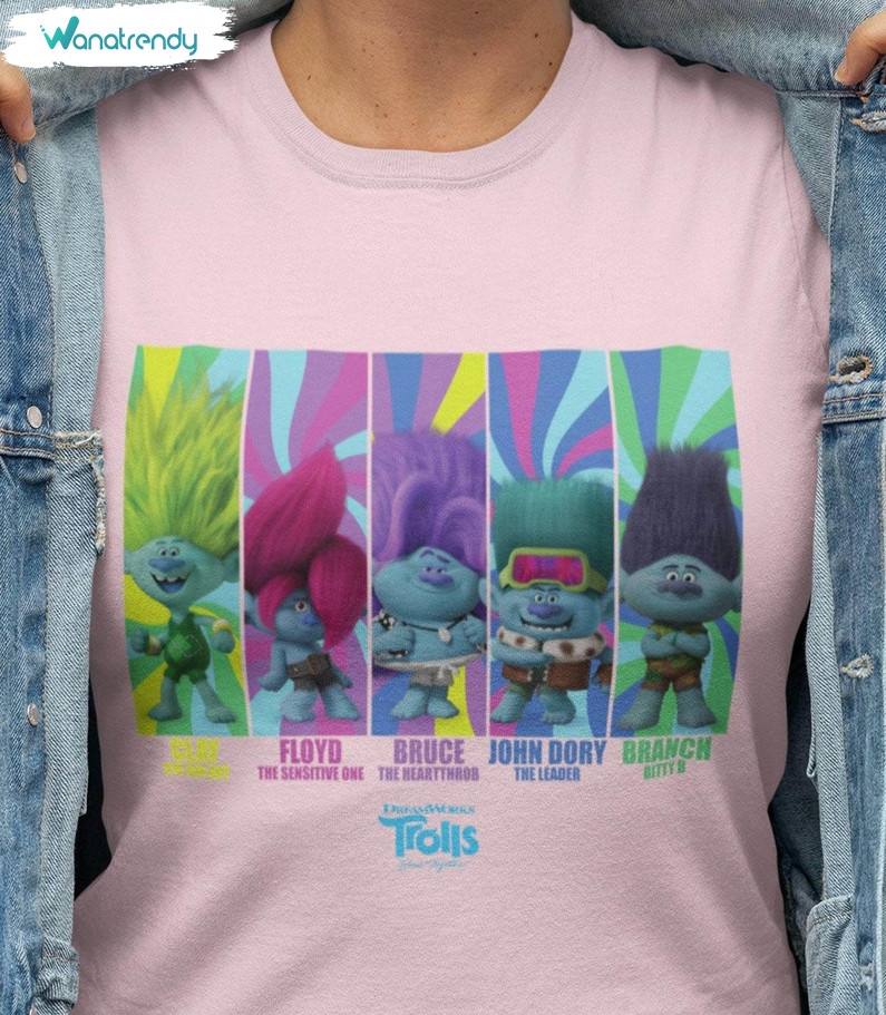 Trolls Band Together Cool Design Shirt, Queen Poppy Unisex T Shirt Sweatshirt