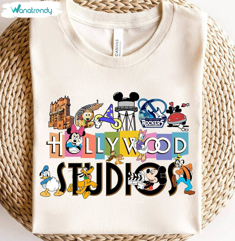 Creative Hollywood Studios Shirt, Cute Mickey Mouse And Friends Tank Top Hoodie