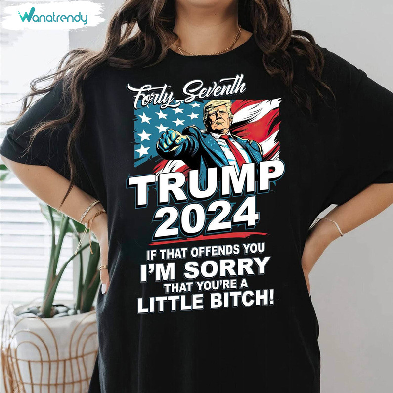 Forty Seventh Inspirational Sweatshirt , Trump Varsity Inspired Shirt Crewneck