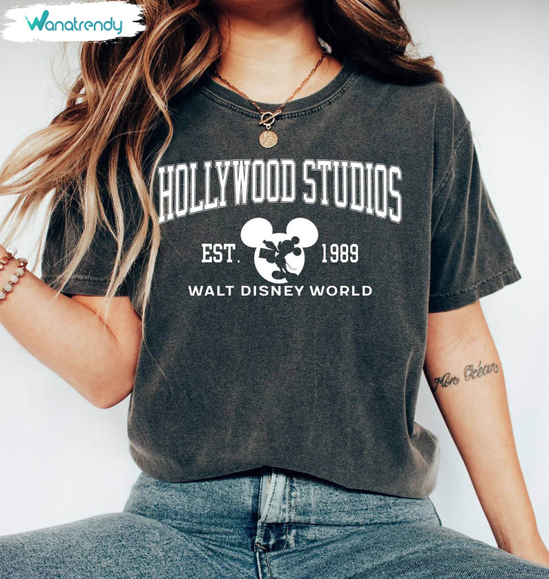 Unique Hollywood Studios Shirt, Comfort Walt Disney World Long Sleeve Sweater