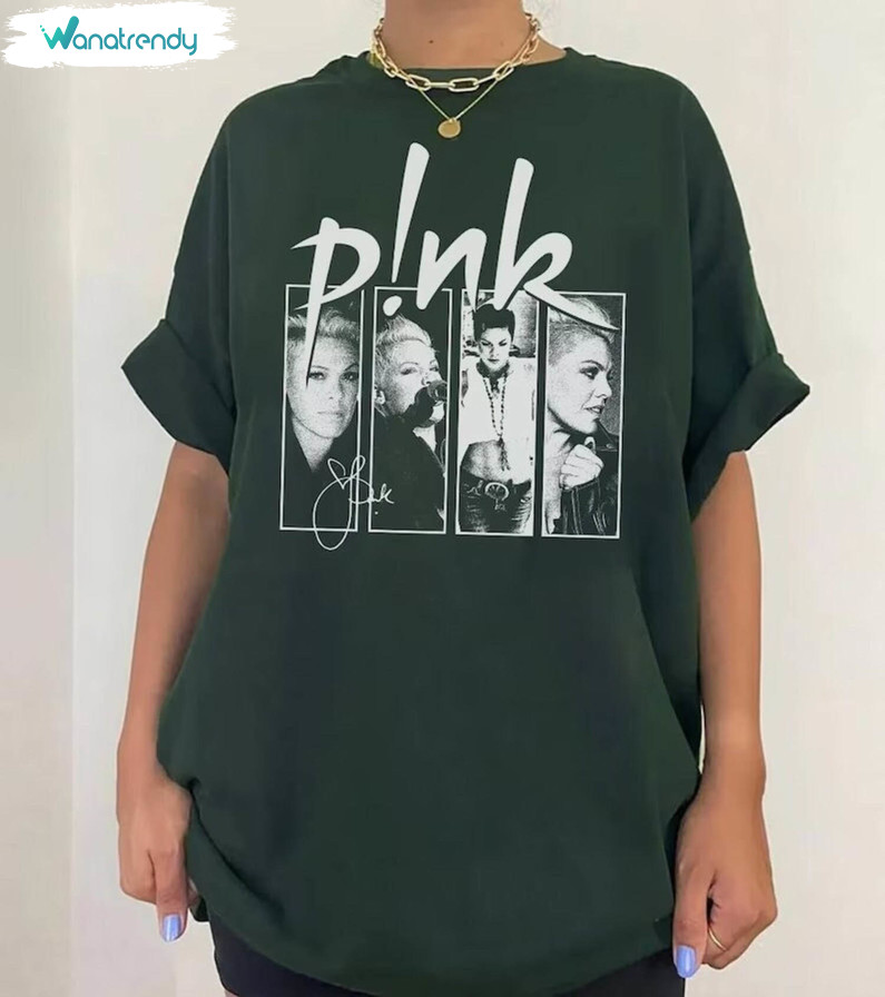 Comfort Pink Summer Carnival Shirt, Pink Singer Inspired Long Sleeve Short Sleeve