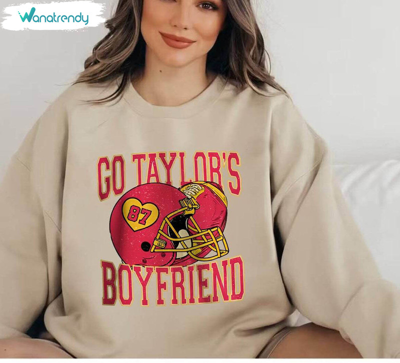 Groovy Go Taylor's Boyfriend Sweatshirt, Travis And Taylor Gameday Era Tee Tops Sweater