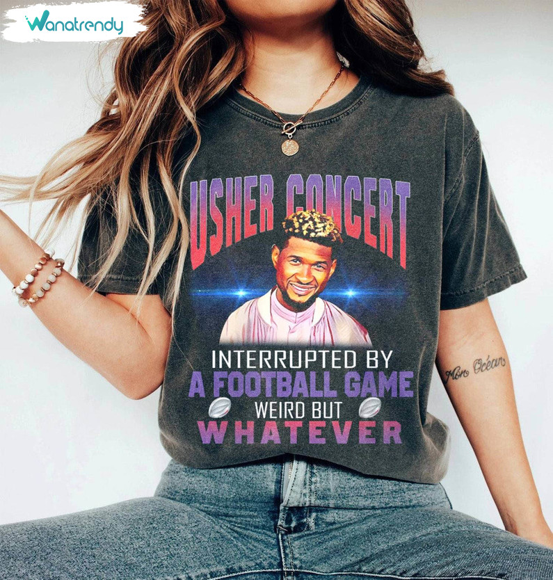Must Have Usher Half Time Show T Shirt, Super Bowl 2024 Shirt Long Sleeve