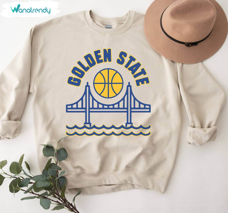 Creative San Francisco T Shirt, Cute Golden State Warriors Sweatshirt Long Sleeve