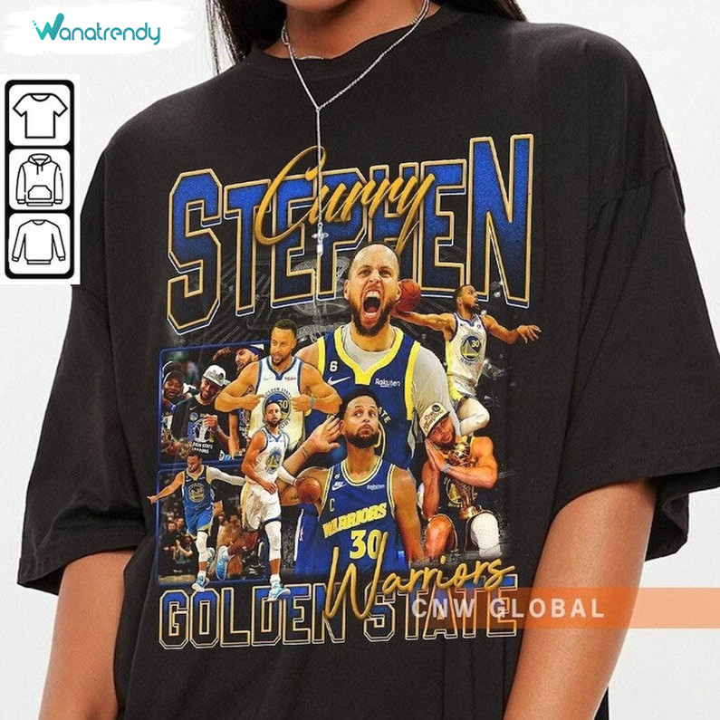 New Rare Golden State Warriors Sweatshirt, Funny Basketball Tee Tops Sweater