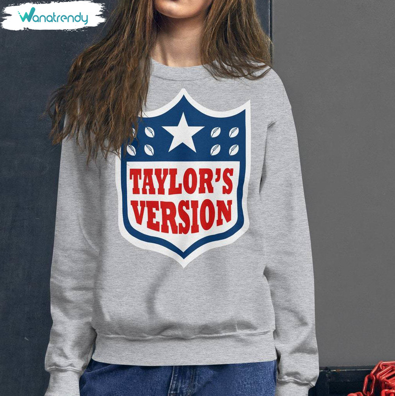 Vintage Chiefs Taylor's Version Shirt, Superbowl Lviii Swiftie Crewneck Sweater