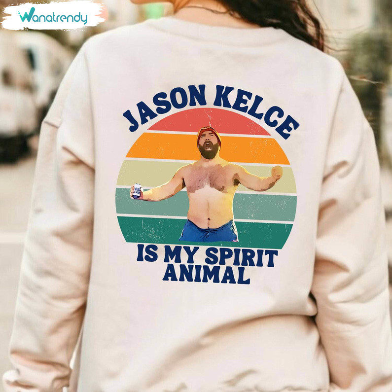 Comfort Jason Kelce Is My Spirit Sweatshirt , Unique Jason Kelce Shirt Long Sleeve