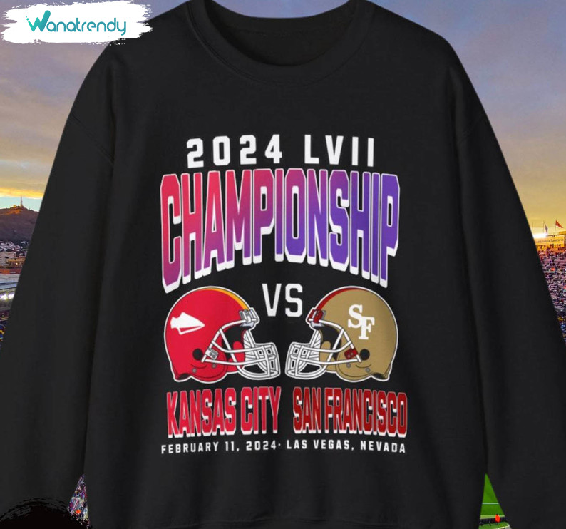 Limited Super Bowl 2024 Shirt, Trendy 2024 Championship Sweatshirt Crewneck