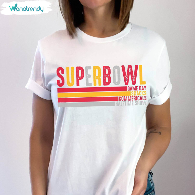 Comfort Super Bowl 2024 Shirt, Funny Game Day Football Short Sleeve Crewneck