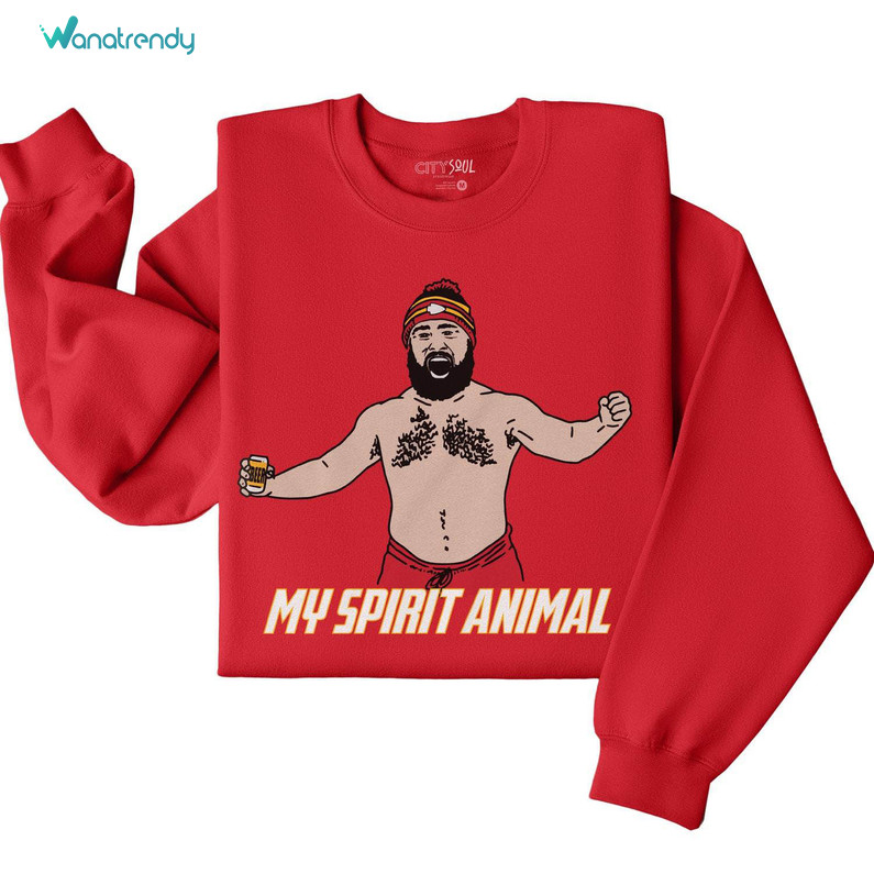 Limited My Spirit Animal Sweatshirt , Must Have Jason Kelce Shirt Unisex Hoodie