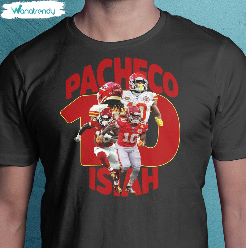 Must Have Isiah Pacheco T Shirt , New Rare Pacheco Shirt Short Sleeve