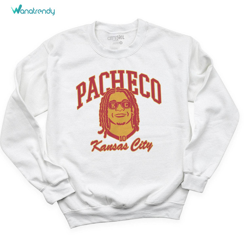 Cool Design Pacheco Shirt, New Rare Kc Football Crewneck Unisex Hoodie