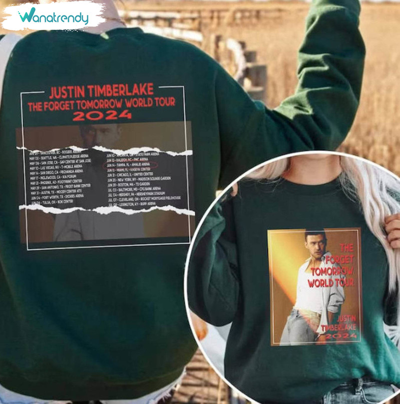 Creative 2024 Tour Selfish Sweatshirt, Justin Timberlake Selfish Shirt Short Sleeve