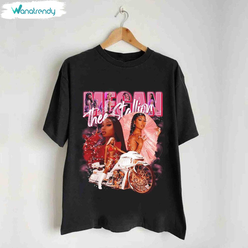 Unique Megan Thee Stallion Shirt, Must Have Unisex Hoodie Short Sleeve Gift For Fans