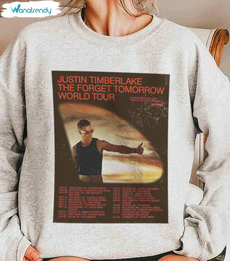Trendy The Forget Tomorrow World Tour Sweater, Justin Timberlake Selfish Shirt Tank Top