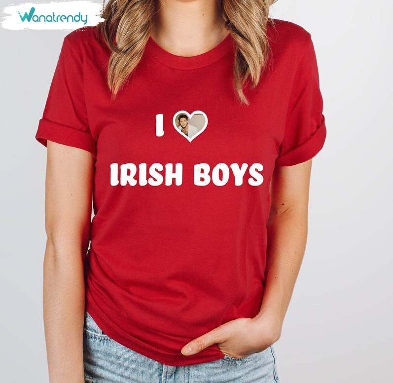 Groovy Luck With This Charming T Shirt, Funny I Love Irish Boys Shirt Long Sleeve