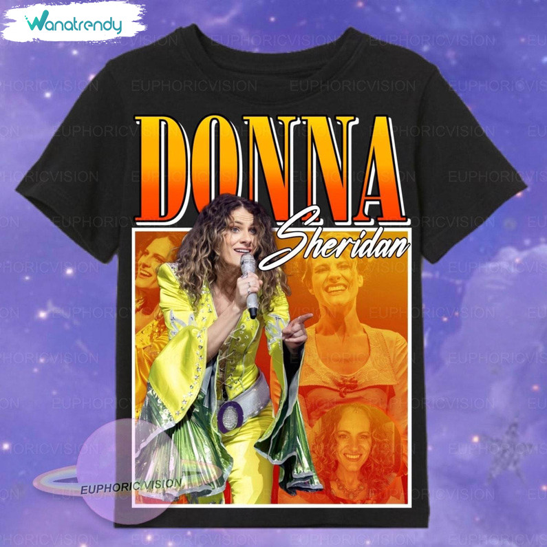Limited Donna Sheridan Shirt, Jennifer Adab 90s Vintage Sweatshirt Long Sleeve