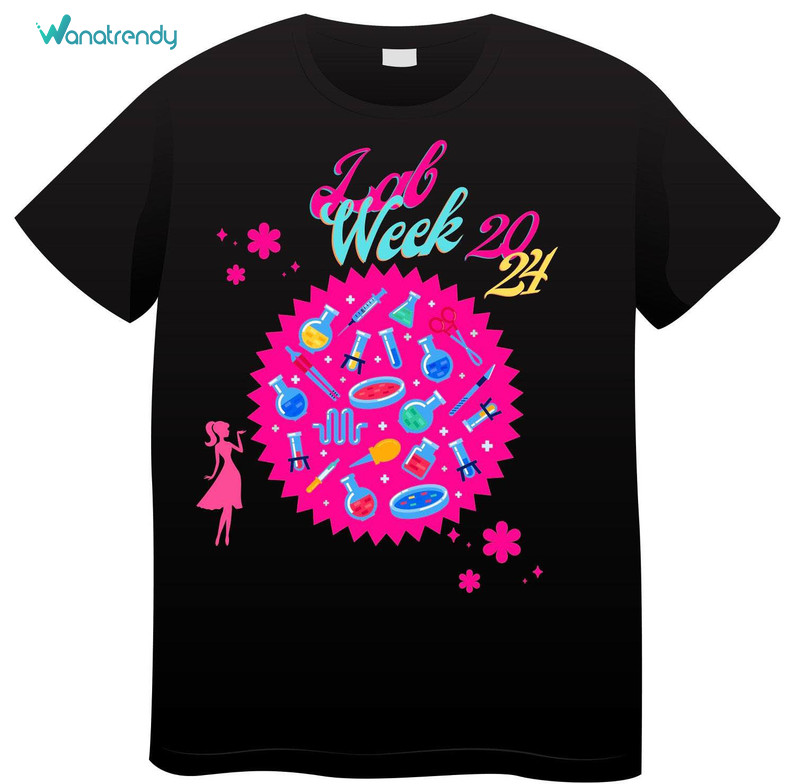 Groovy Lab Week 2024 Shirt, Trendy Lab Week 20 24 Unisex T Shirt Tee Tops