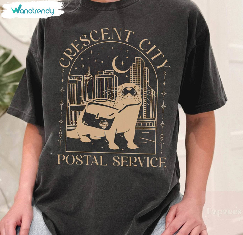 New Rare Crescent City Shirt, Groovy Crescent City Postal Service Sweatshirt Hoodie