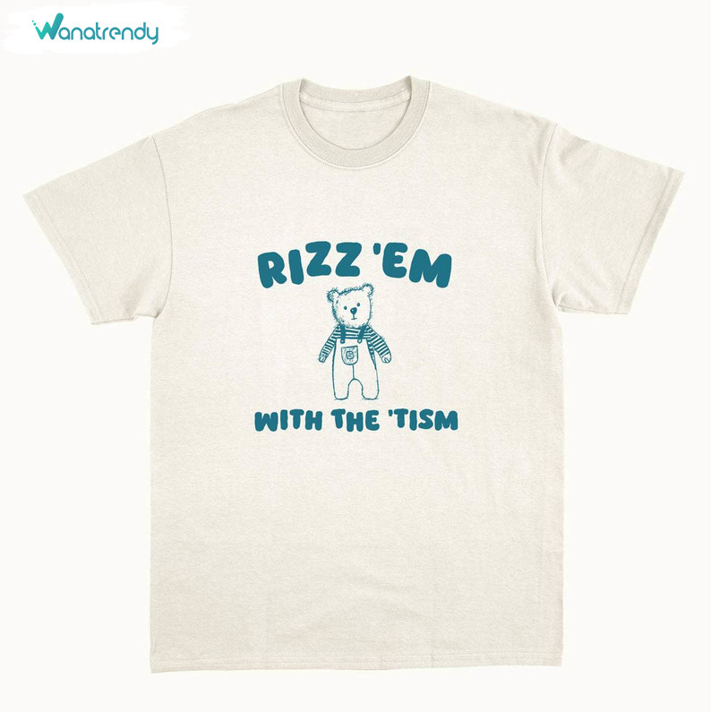 Retro Rizz Em With The Tism Shirt, Must Have Unisex T Shirt Hoodie Gift For Men And Women