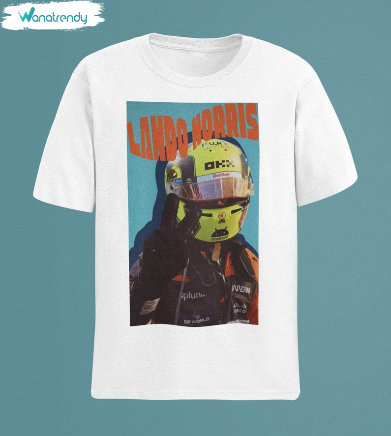 Cool Design Lando Norris Shirt, Funny Driver Unisex Hoodie Tank Top