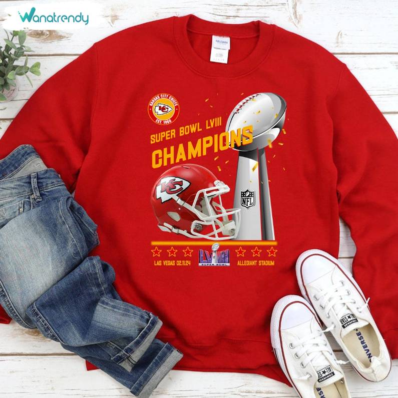 Super Bowl 2024 Shirt, Superbowl Champion Crewneck Sweatshirt Sweater