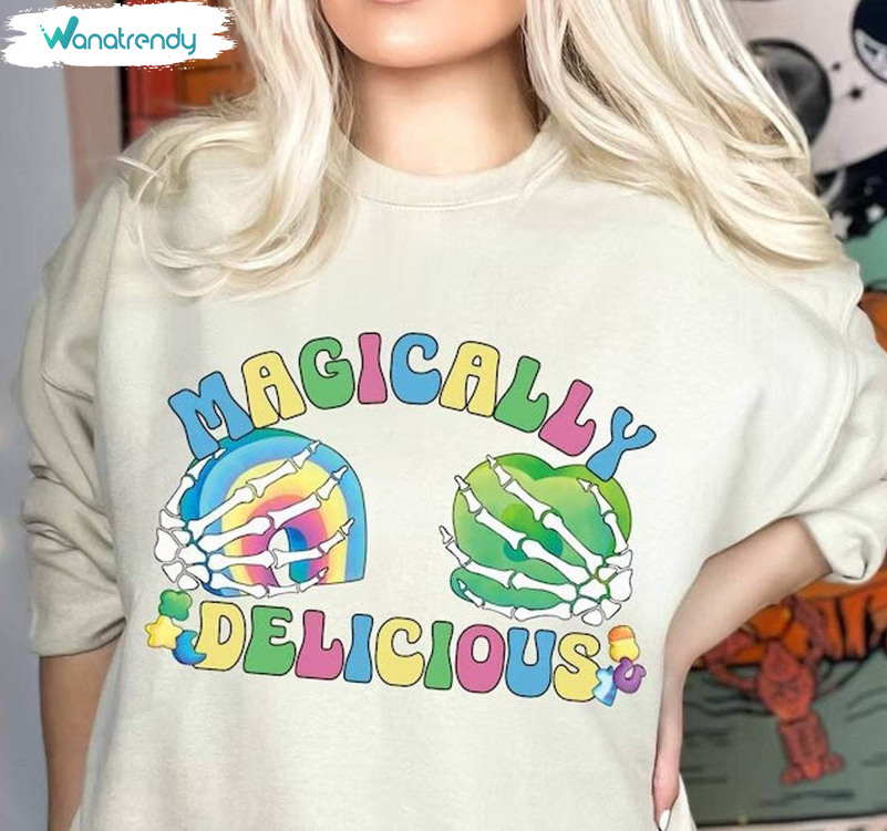 Magically Delicious St Patrick Shirt, Cute Funny Marshmallows Unisex Hoodie Crewneck Sweatshirt