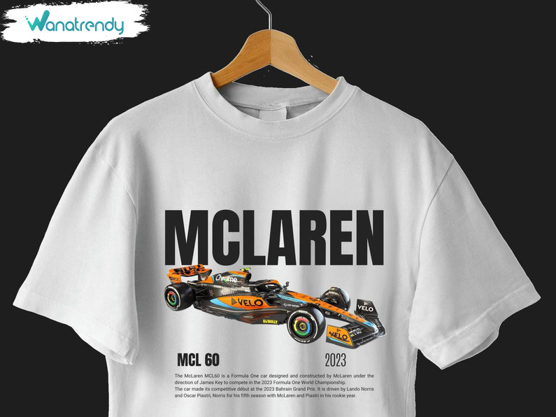 Mclaren Formula 1 Legend Shirt, Trendy Tee Tops Sweater