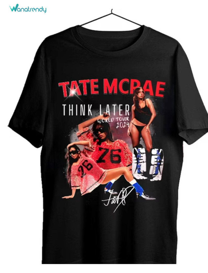 Tate Mcrae Shirt, 2024 Concert Mcrae Unisex Hoodie Crewneck Sweatshirt