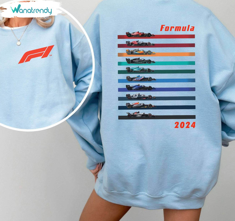 Racing Inspired Cars 2024 Shirt, Formula Paddock Club Long Sleeve T-Shirt