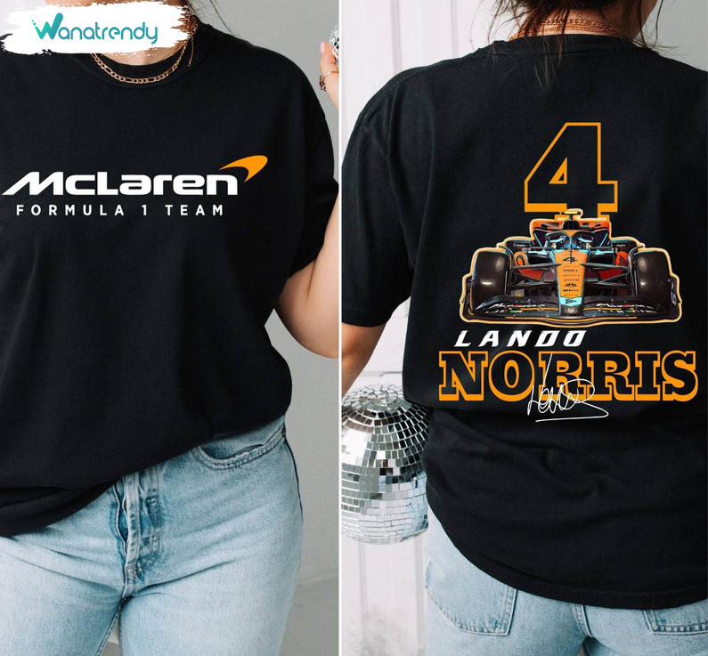 Lando Norris Formula One Shirt, F1 Racing Trendy Unisex T Shirt Long Sleeve